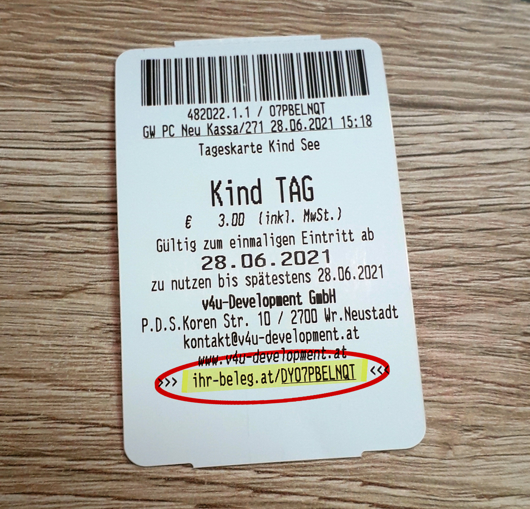 Weblink eingeben
